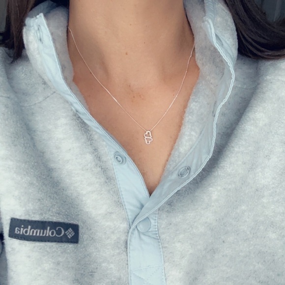 Sterling Silver Double Heart Necklace - Picture 12 of 12